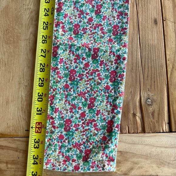 J. Crew Liberty Jeans Womens Size 24 Ankle Floral Toothpick in Emma & Georgina - Picture 11 of 12